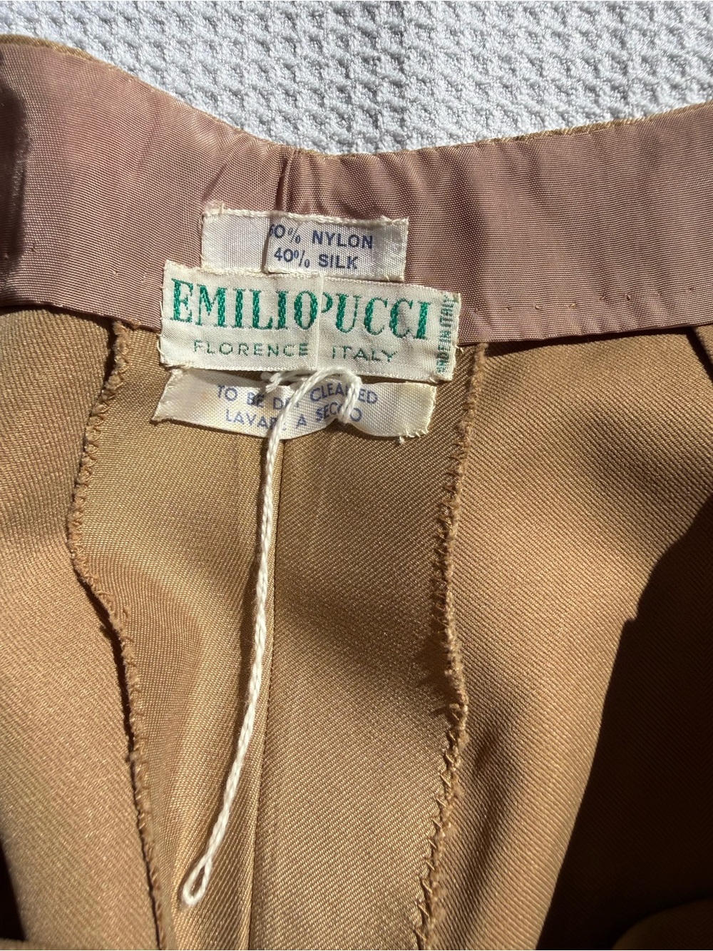 Vintage Emilio Pucci stirrup suit pants